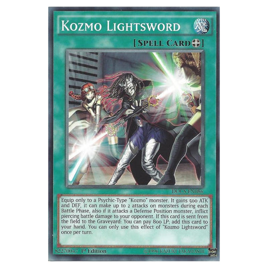 Yu-Gi-Oh! - Dimension of Chaos - Kozmo Lightsword (Common) DOCS-EN086