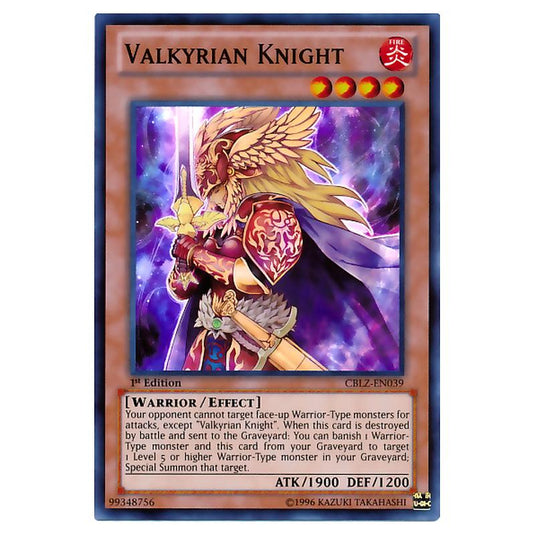 Yu-Gi-Oh! - Cosmo Blazer - Valkyrian Knight (Super Rare) CBLZ-EN039