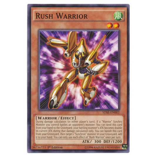 Yu-Gi-Oh! - Synchron Extreme Structure Deck - Rush Warrior (Common) SDSE-EN002