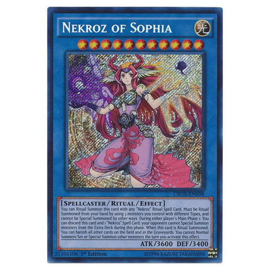 Yu-Gi-Oh! - Crossed Souls - Nekroz of Sophia (Secret Rare) CROS-EN038