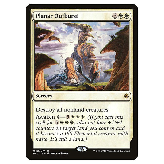 Magic The Gathering - Battle For Zendikar - Planar Outburst - 42/274