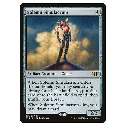 Magic The Gathering - Commander 2014 - Solemn Simulacrum - 271