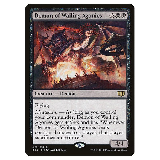 Magic The Gathering - Commander 2014 - Demon Of Wailing Agonies - 21
