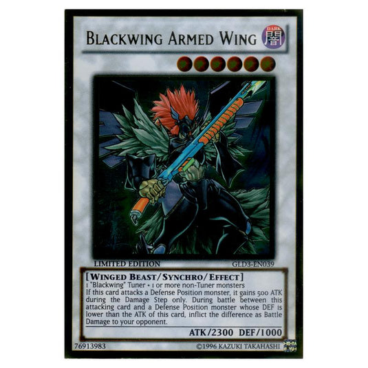 Yu-Gi-Oh! - Gold Series 3 - Blackwing Armed Wing (Gold Rare) GLD3-EN039