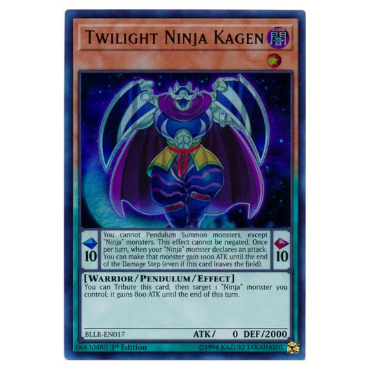 Yu-Gi-Oh! - Battles of Legend - Light's Revenge - Twilight Ninja Kagen (Ultra Rare) BLLR-EN017