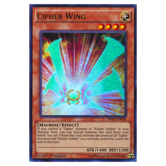 Yu-Gi-Oh! - Dragons of Legend - Unleashed - Cipher Wing (Ultra Rare) DRL3-EN028