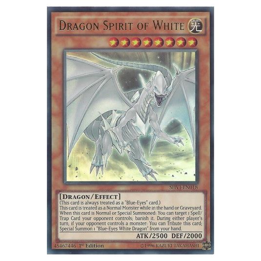 Yu-Gi-Oh! - Shining Victories - Dragon Spirit of White (Ultra Rare) SHVI-EN018