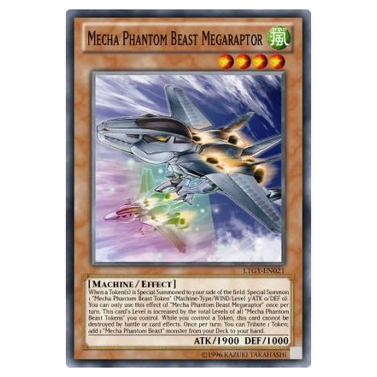 Yu-Gi-Oh! - Lord of the Tachyon Galaxy - Mecha Phantom Beast Megaraptor (Super Rare) LTGY-EN021