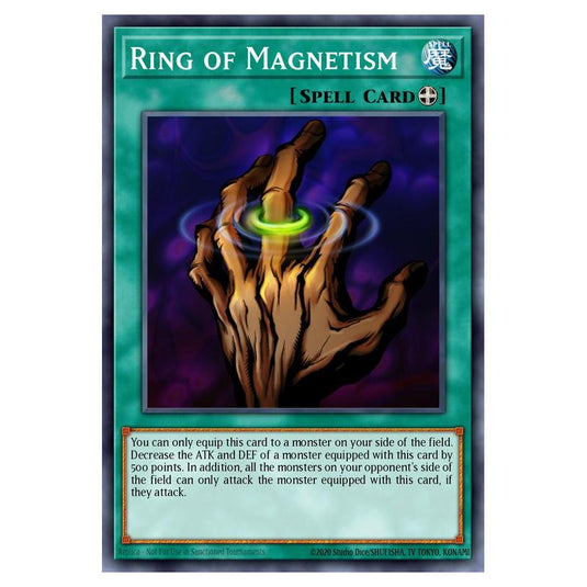 Yu-Gi-Oh! - Starter Deck - Pegasus - Ring of Magnetism (Common) SDP-039