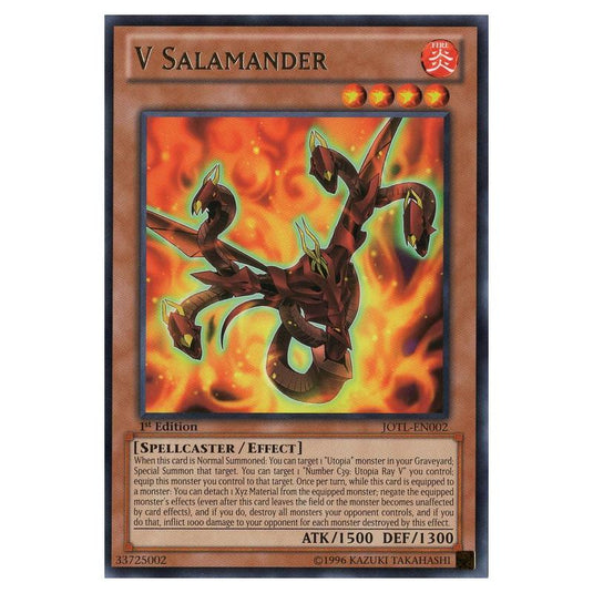Yu-Gi-Oh! - Judgment of the Light - V Salamander (Rare) JOTL-EN002