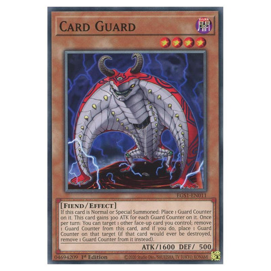 Yu-Gi-Oh! - Egyptian God Deck - Slifer the Sky Dragon - Card Guard (Common) EGS1-EN011