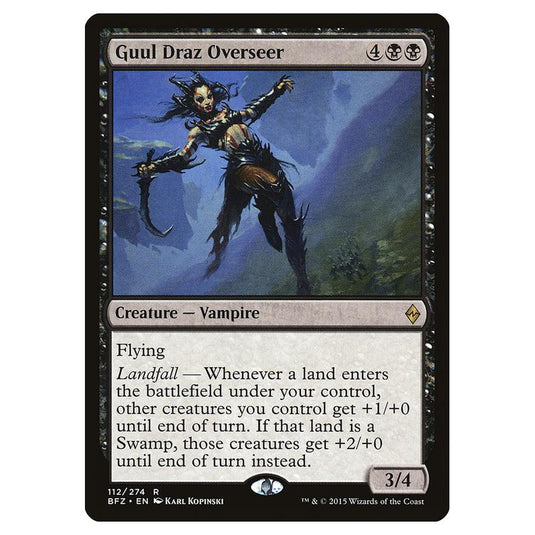 Magic The Gathering - Battle For Zendikar - Guul Draz Overseer - 112/274