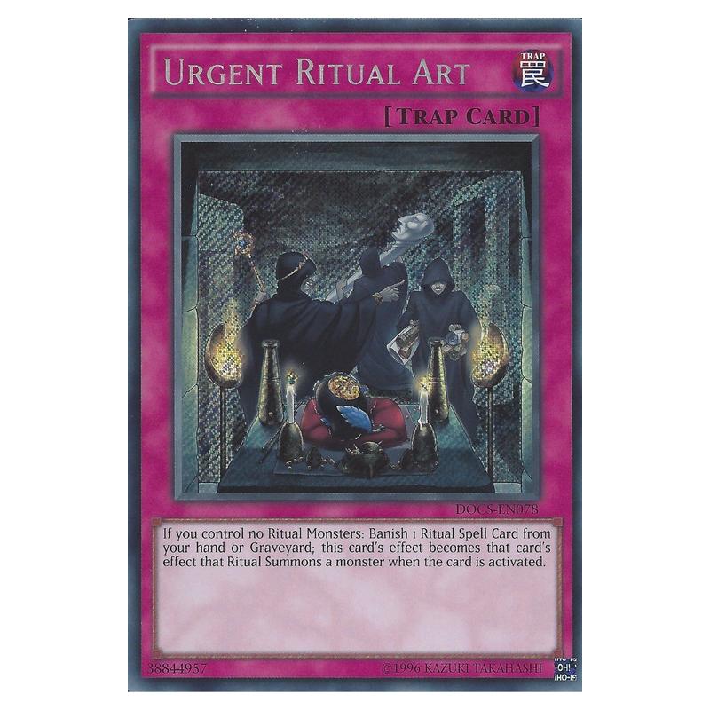 Yu-Gi-Oh! - Dimension of Chaos - Urgent Ritual Art (Secret Rare) DOCS- Yu-Gi-Oh! - Dimension of Chaos - Urgent Ritual Art (Secret Rare) DOCS-