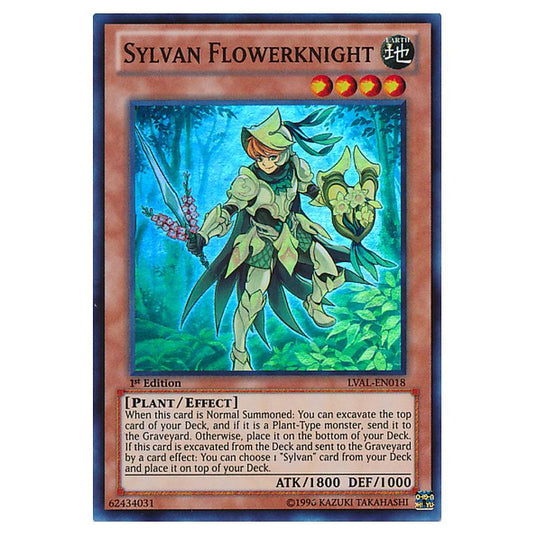 Yu-Gi-Oh! - Legacy of the Valiant - Sylvan Flowerknight (Super Rare) LVAL-EN018