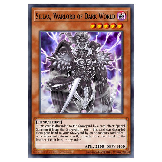 Yu-Gi-Oh! - Legendary Collection 4 - Joey's World Mega Pack - Sillva, Warlord of Dark World (Secret Rare) LCJW-EN245
