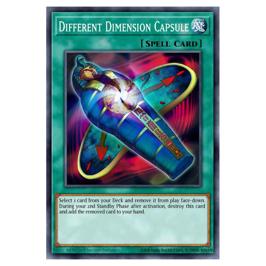 Yu-Gi-Oh! - Egyptian God Deck - Obelisk the Tormentor - Different Dimension Capsule (Common) EGO1-EN025