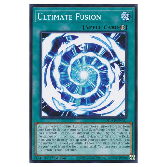 Yu-Gi-Oh! - Structure Deck - Blue-Eyes White Destiny - Ultimate Fusion (2) SDWD-EN021