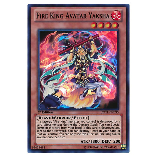 Yu-Gi-Oh! - Judgment of the Light - Fire King Avatar Yaksha (Super Rare) JOTL-EN095