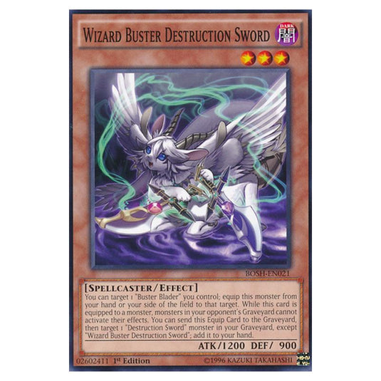 Yu-Gi-Oh! - Breakers of Shadow - Wizard Buster Destruction Sword (Common) BOSH-EN021