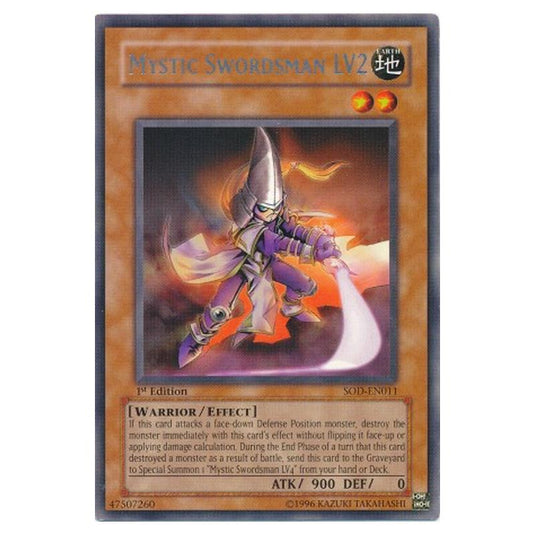Yu-Gi-Oh! - Soul of the Duelist - Mystic Swordsman LV2 (Rare) SOD-EN011