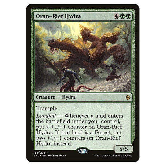 Magic The Gathering - Battle For Zendikar - Oran-rief Hydra - 181/274 (Foil)