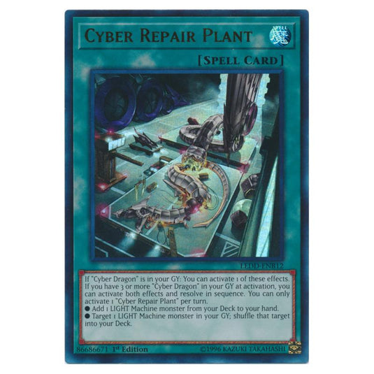 Yu-Gi-Oh! - Legendary Dragon Decks - Cyber Repair Plant (Ultra Rare) LEDD-ENB12