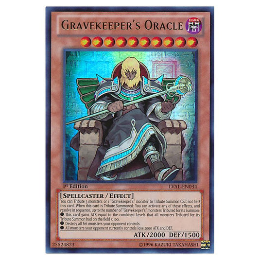 Yu-Gi-Oh! - Legacy of the Valiant - Gravekeeper's Oracle (Ultra Rare) LVAL-EN034
