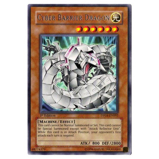Yu-Gi-Oh! - Duelist Pack - Zane Truesdale - Cyber Barrier Dragon (Rare) DP04-EN002