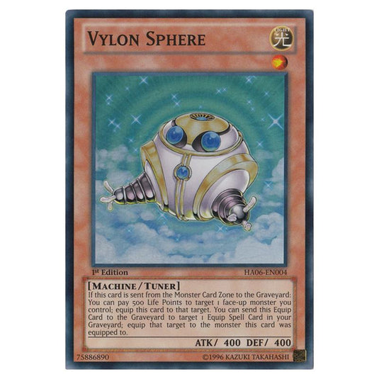 Yu-Gi-Oh! - Hidden Arsenal 6 - Omega Xyz - Vylon Sphere (Super Rare) HA06-EN004