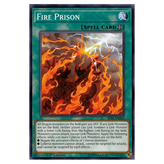 Yu-Gi-Oh! - Star Pack VRAINS - Fire Prison (Common) SP18-EN043