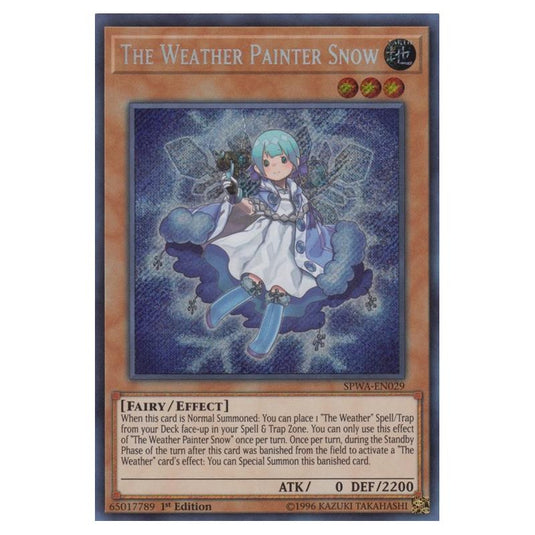 Yu-Gi-Oh! - Spirit Warriors - The Weather Painter Snow (Secret Rare) SPWA-EN029