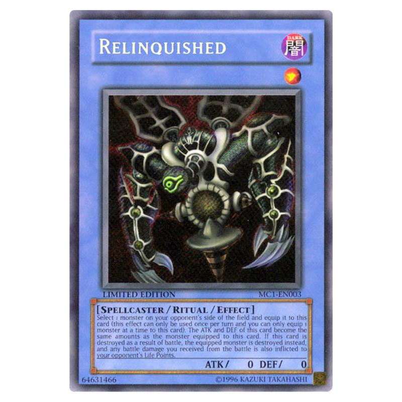 relinquished yugioh card value Yu-Gi-Oh! - Master Collection Volume 1