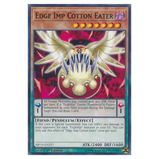 Yu-Gi-Oh! - 2019 Gold Sarcophagus Tin Mega Pack - Edge Imp Cotton Eater (Common) MP19-EN227