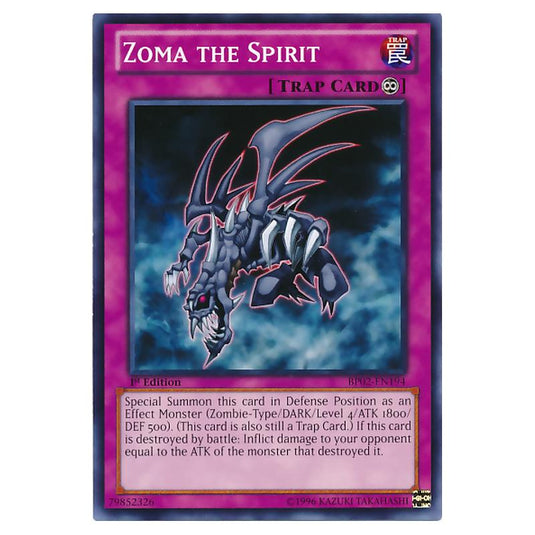 Yu-Gi-Oh! - Battle Pack 2 - War of the Giants - Zoma the Spirit (Common) BP02-EN194