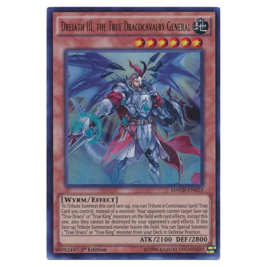 Yu-Gi-Oh! - Maximum Crisis - Dreiath III, the True Dracocavalry General (Ultra Rare) MACR-EN023
