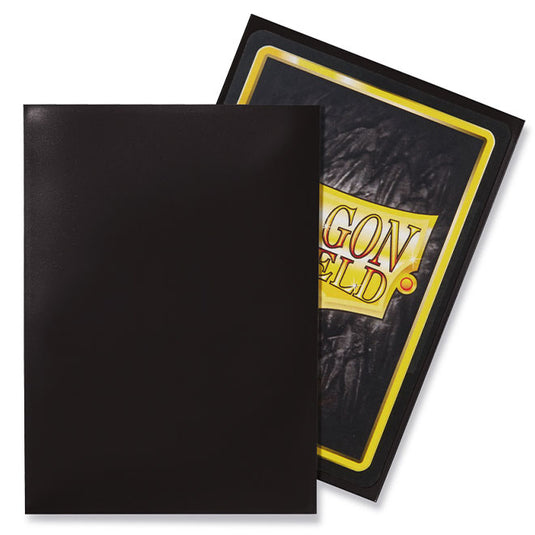 Dragon Shield - Standard Classic Sleeves - Black (100 Sleeves)