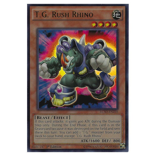 Yu-Gi-Oh! - Legendary Collection 5D's Mega Pack - T.G. Rush Rhino (Ultra Rare) LC5D-EN210