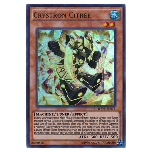 Yu-Gi-Oh! - Invasion - Vengeance - Crystron Citree (Ultra Rare) INOV-EN016