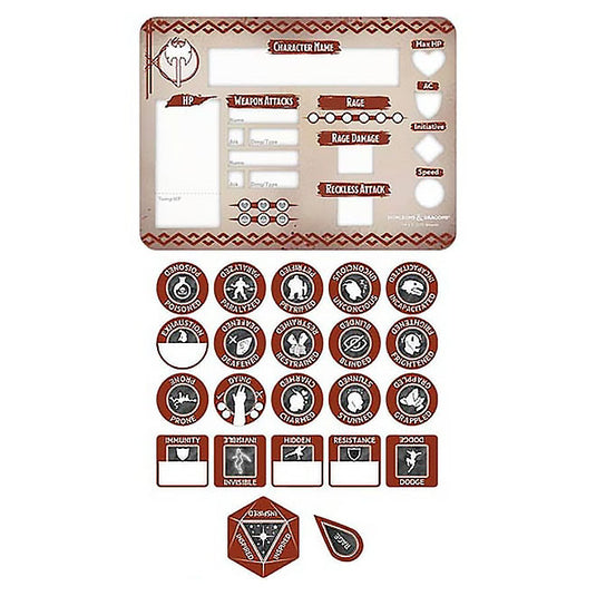 Dungeons & Dragons - Barbarian Token Set