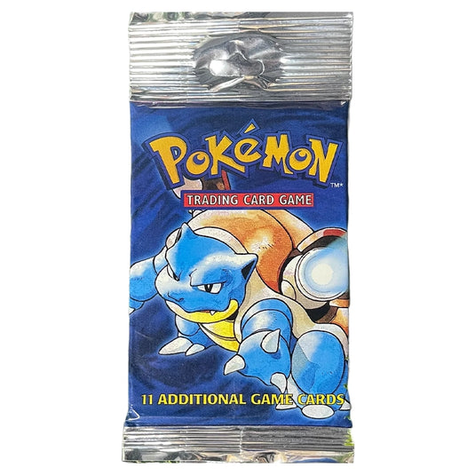 Pokemon - Base Set Booster Pack Blastoise Artwork