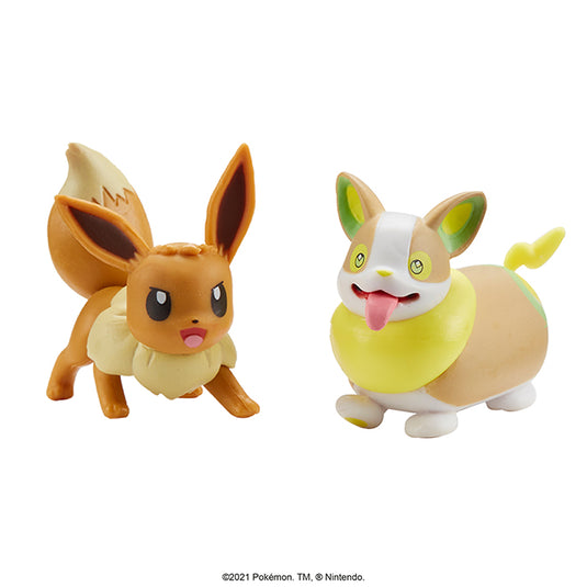 Pokemon - Battle Mini Figure - Eevee & Yamper