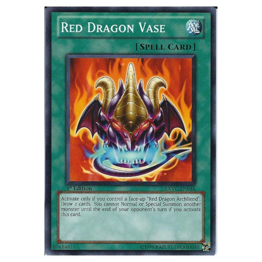 Yu-Gi-Oh! - Extreme Victory - Red Dragon Vase (Common) EXVC-EN046