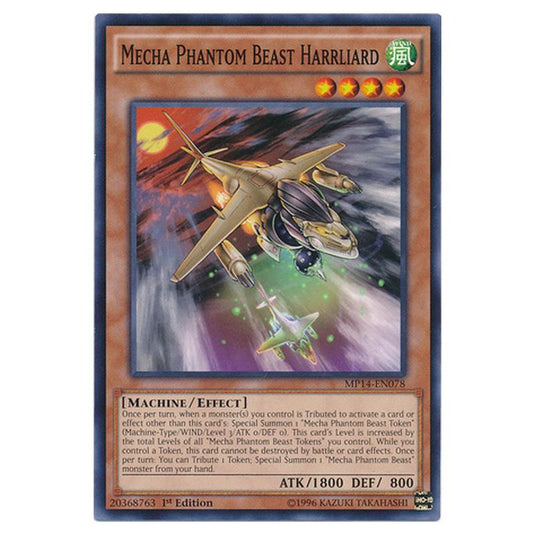 Yu-Gi-Oh! - 2014 Mega-Tin Mega Pack - Mecha Phantom Beast Harrliard (Common) MP14-EN078