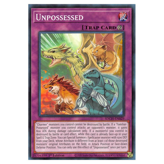 Yu-Gi-Oh! - Structure Deck - Spirit Charmers - Unpossessed (Common) SDCH-EN029