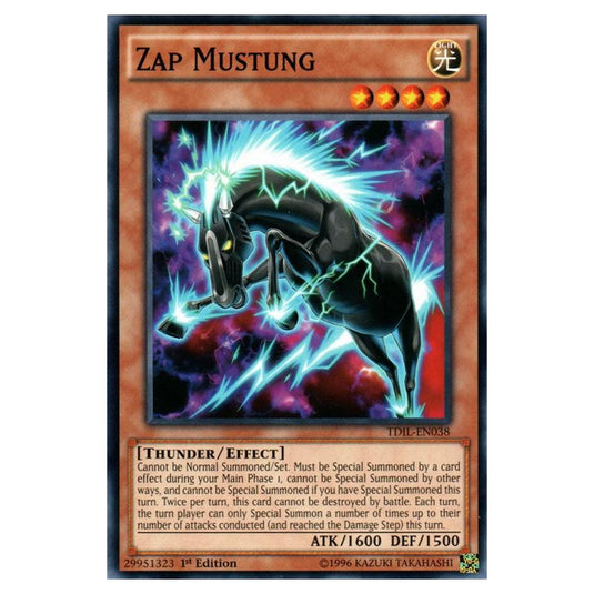 Yu-Gi-Oh! - The Dark Illusion - Zap Mustung (Common) TDIL-EN038