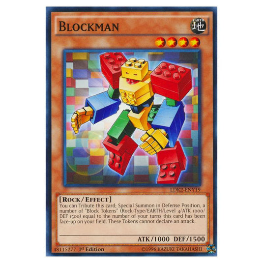 Yu-Gi-Oh! - Legendary Decks II - Blockman (Common) LDK2-ENY19