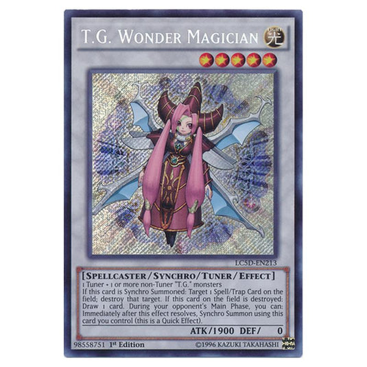 Yu-Gi-Oh! - Legendary Collection 5D's Mega Pack - T.G. Wonder Magician (Secret Rare) LC5D-EN213