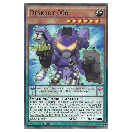 Yu-Gi-Oh! - Dimension of Chaos - Deskbot 006 (Common) DOCS-EN039