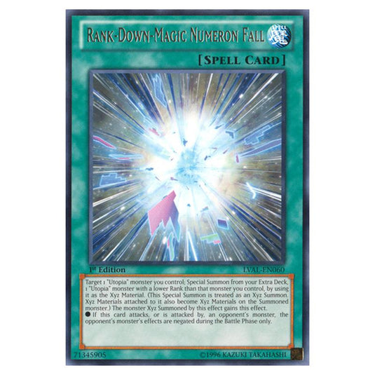 Yu-Gi-Oh! - Legacy of the Valiant - Rank-Down-Magic Numeron Fall (Rare) LVAL-EN060