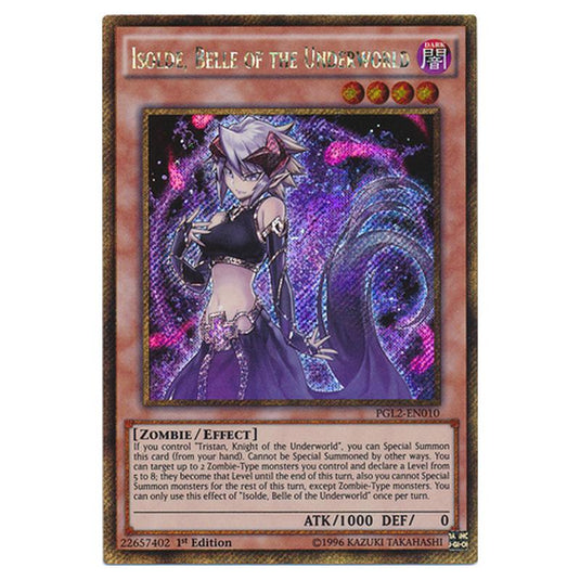 Yu-Gi-Oh! - Premium Gold - Return of the Bling - Isolde, Belle of the Underworld (Gold Secret Rare) PGL2-EN010